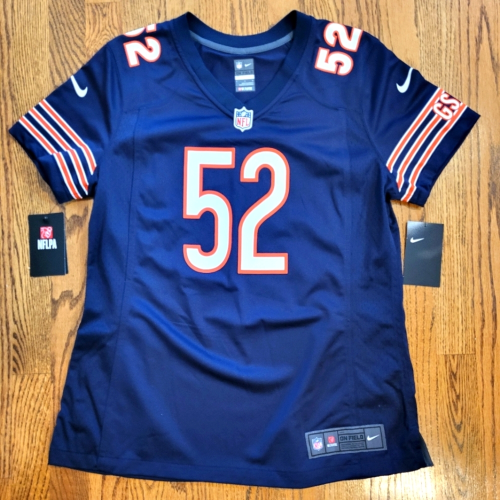 NFL Bears 52  KHALIL MACK on field jersey NIKE official NELPA women large NWT